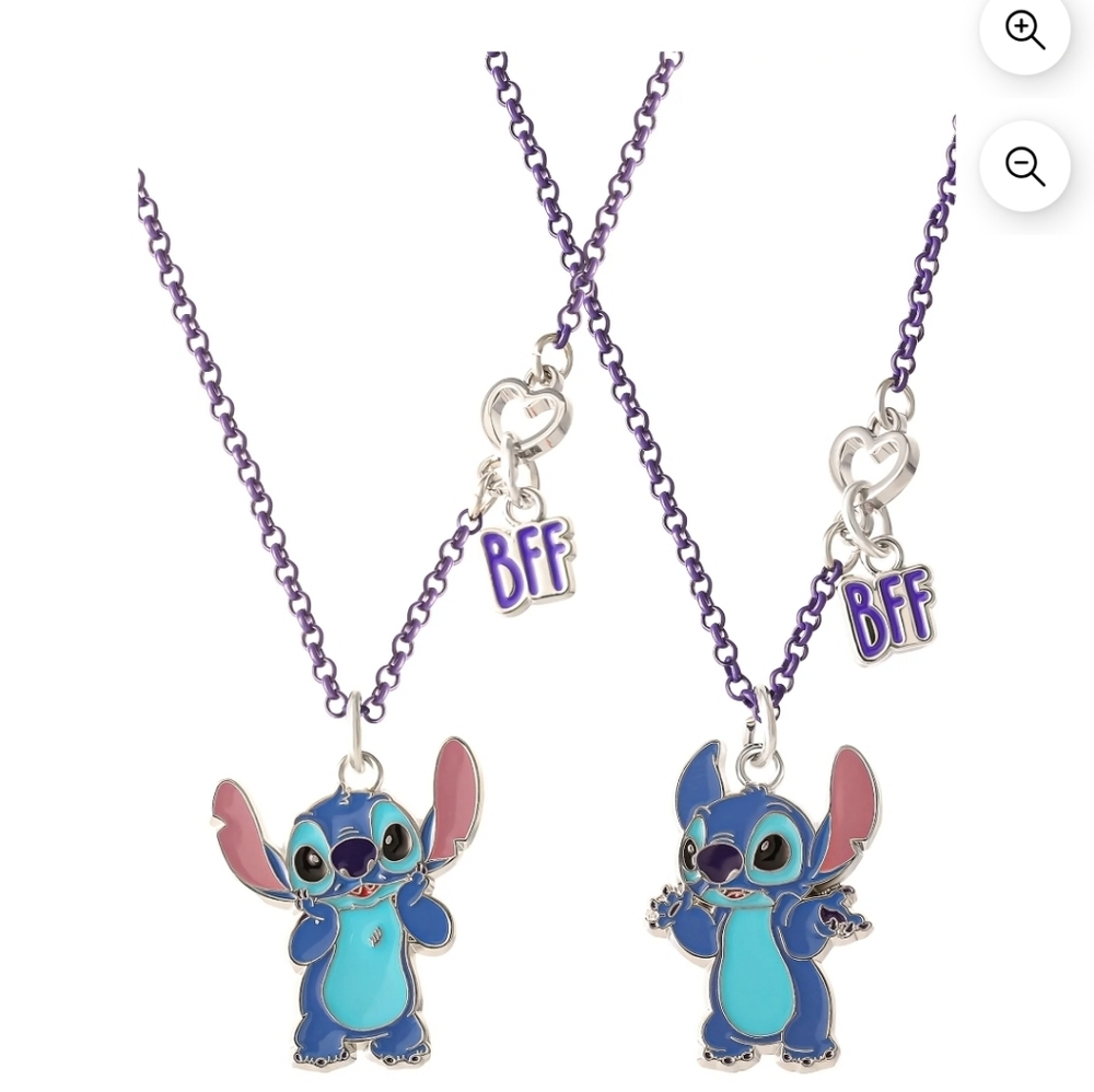Disney Lilo & Stitch Best Friend BFF Necklace Jewelry Wear One Share One NEW